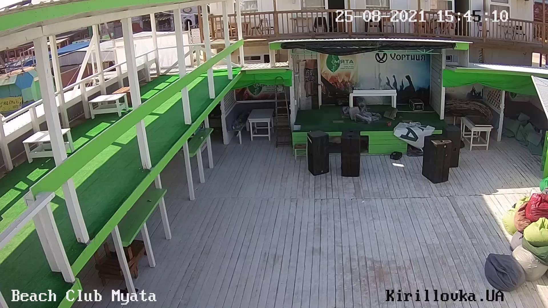 Веб камера танцпола МЯТА Бич Клаб в Кирилловке