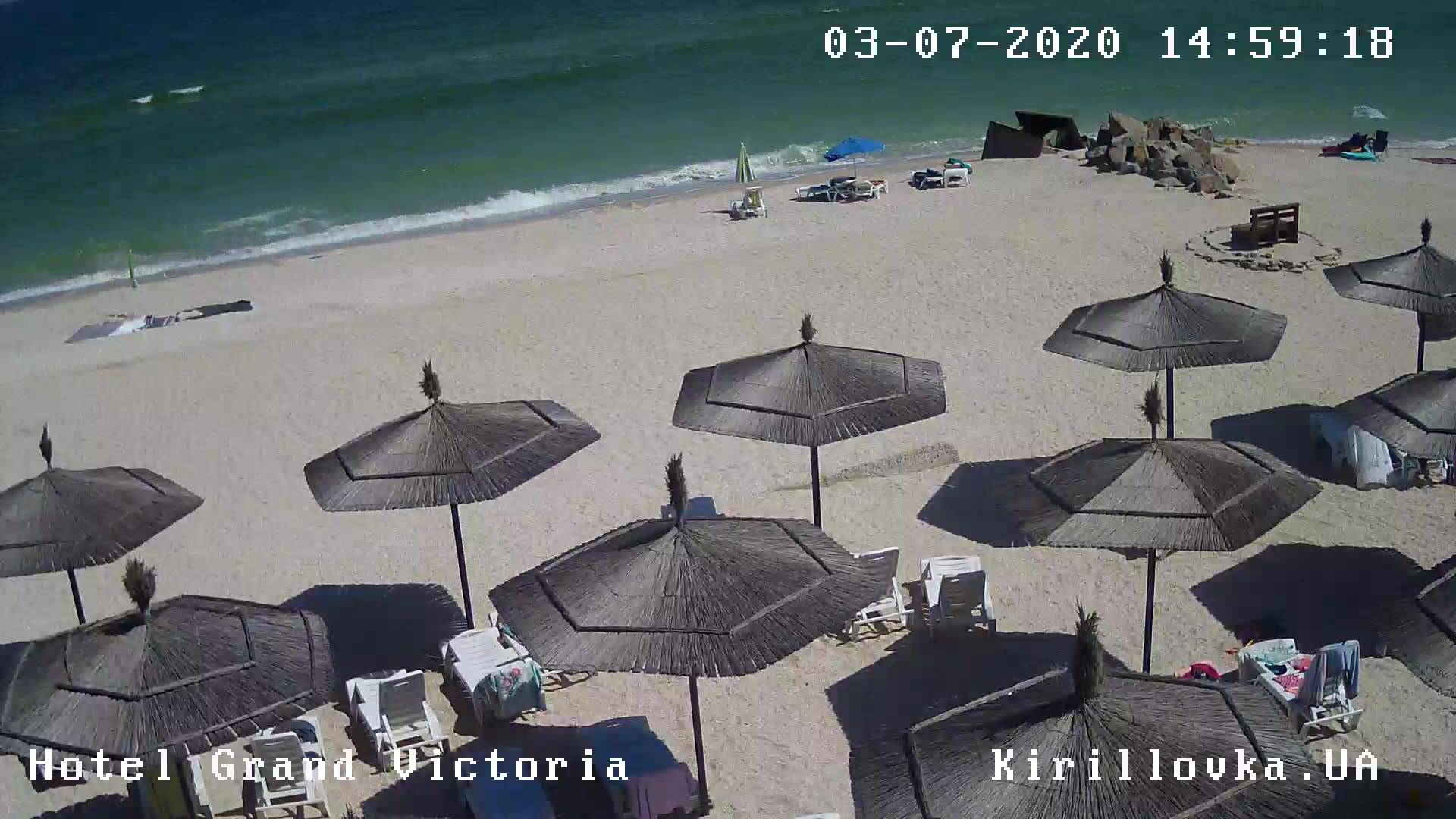 Веб камера отель Гранд Виктория на Федотовой косе