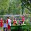Детский лагерь Огонек к Кирилловке игра в волейбол
