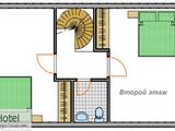 Гольфстрим - двухэтажный коттедж Апартаменты 120 м² - схема второго этажа