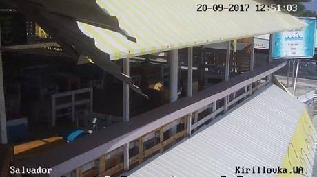 Обзорная веб камера центральный пляж Кирилловки отель Sea-Club SALVADOR Обзорная веб камера центральный пляж Кирилловки отель Sea-Club SALVADOR
