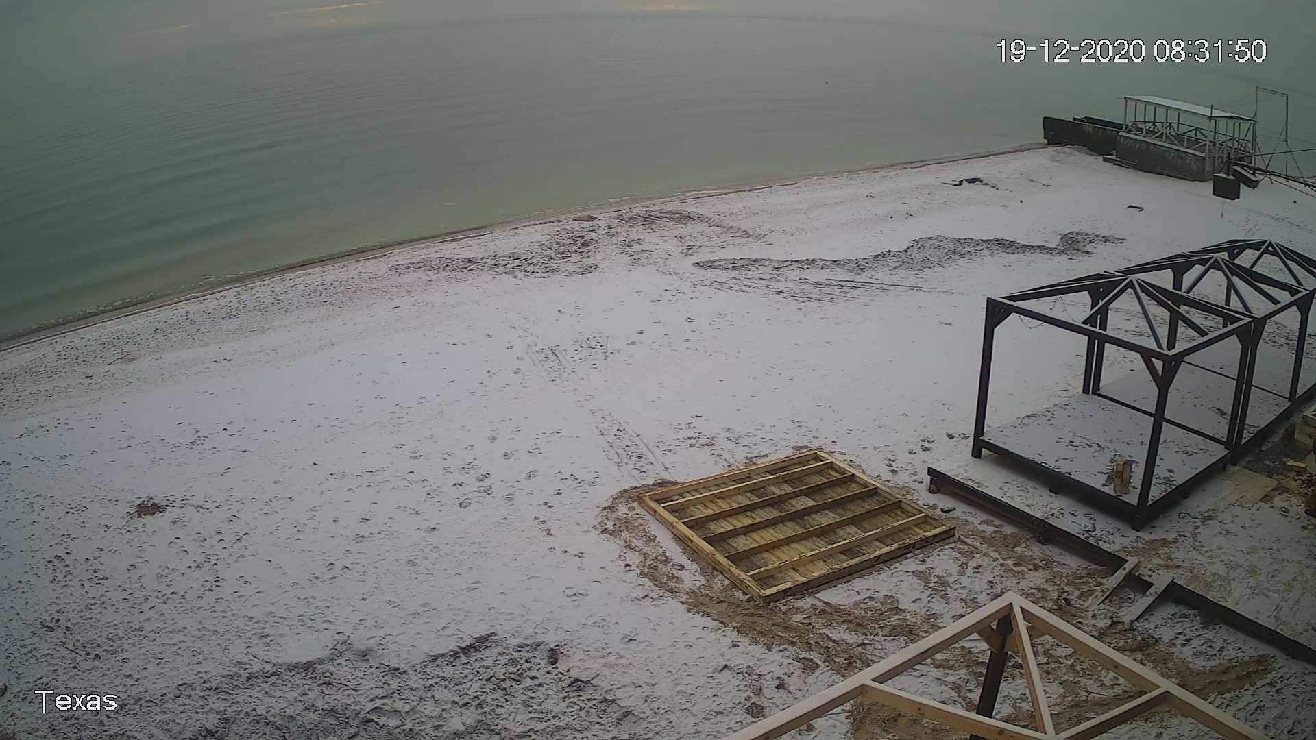 Веб камера в развлекательном комплексе Техас в Кирилловке. Техас пляж